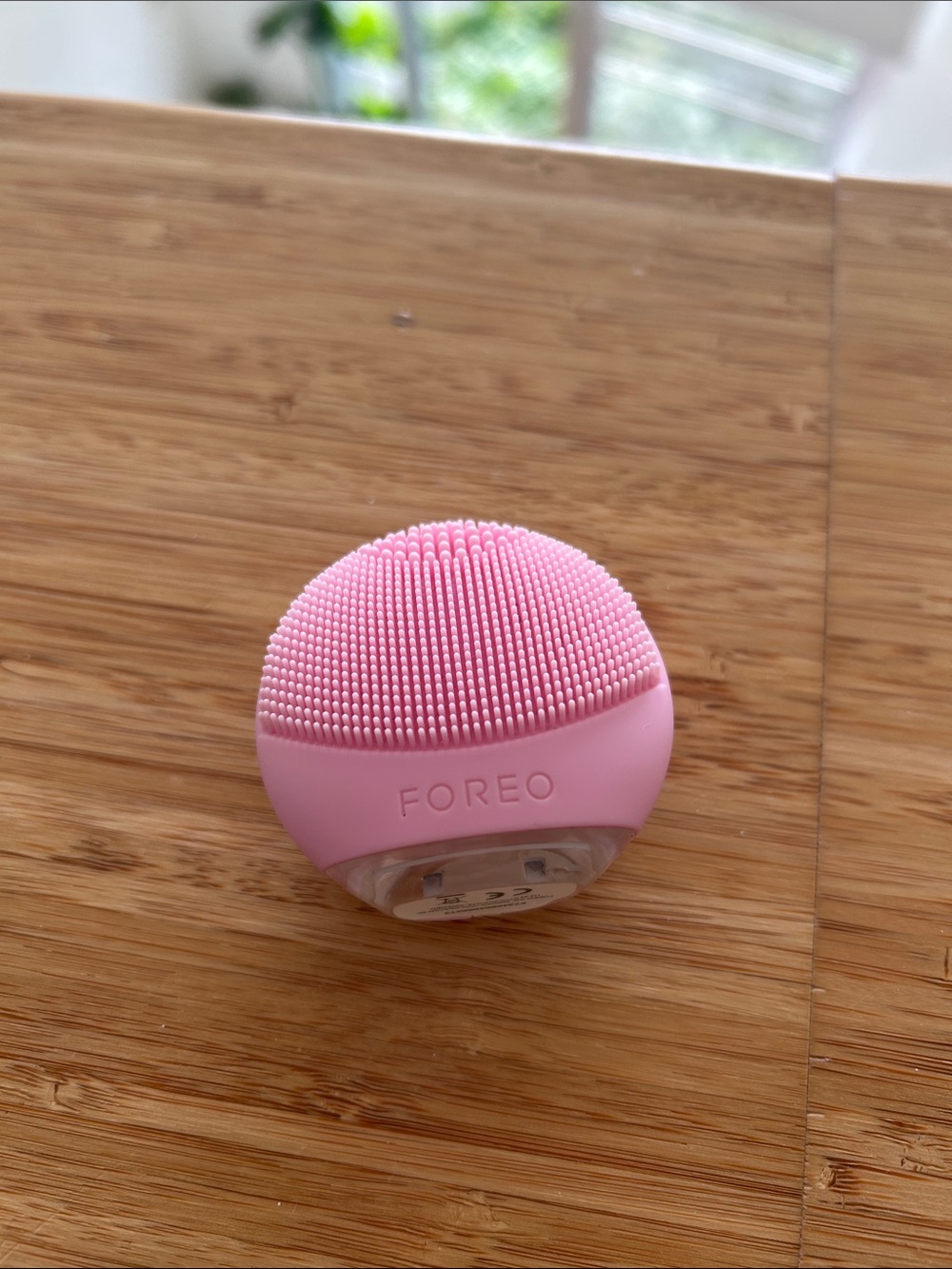 FOREO Pink Silicone Facial Cleansing Device